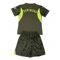 Camisa de time de futebol Borussia Dortmund Goleiro Replicas 2º Equipamento Infantil 2024-25 Manga Curta (+ Calças curtas)